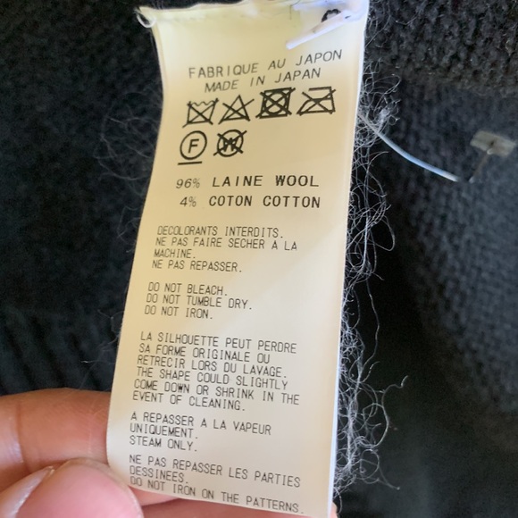 YOHJI YAMAMOTO 2018 pour Homme back print long cardigan - Picture 11 of 13